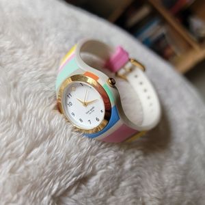 kate spade silicone strap watch